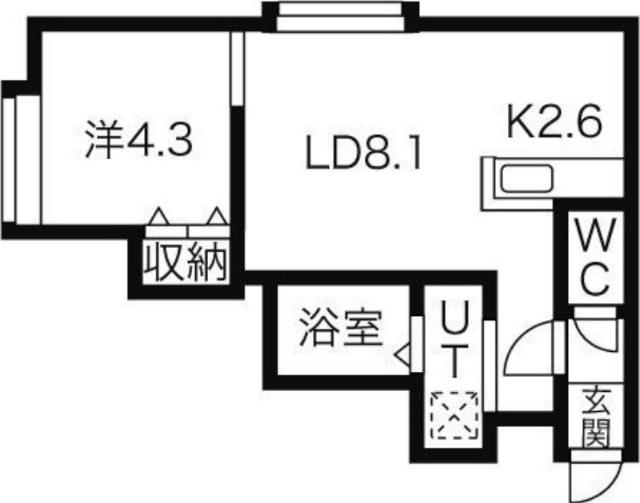 ＬＯＴＵＳ２７（101） 間取り図画像