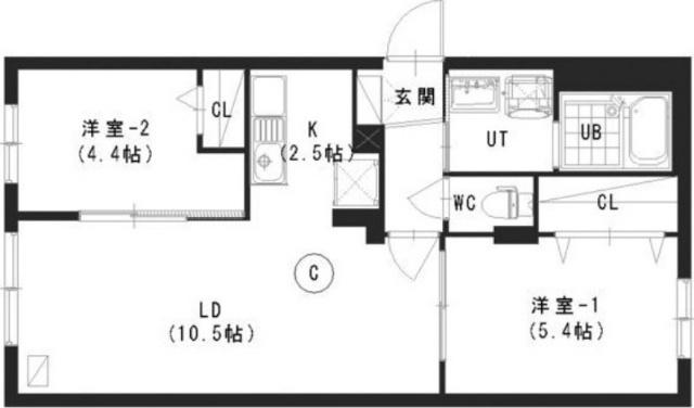 ラメゾン麻生（303） 間取り図画像