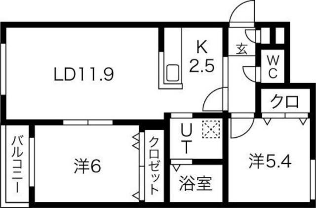 gran feliz N19(グランフェリスN19)（203） 間取り図画像