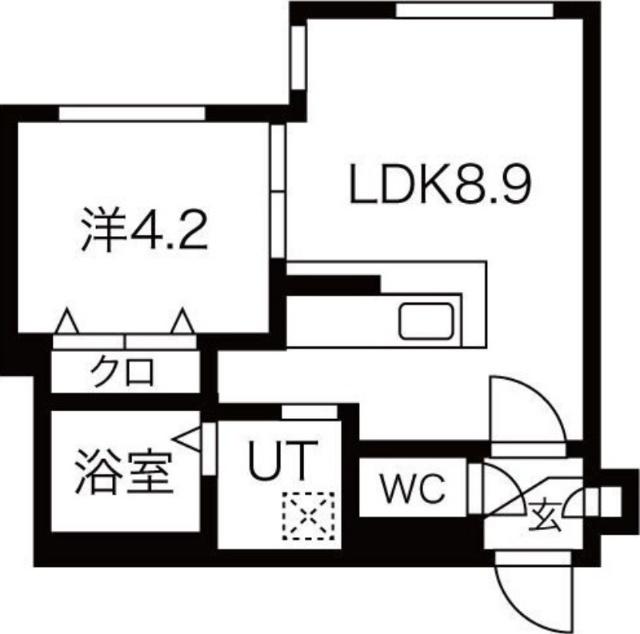 ＰＲＩＭＥ　ＣＯＵＲＴ麻生中央（307） 間取り図画像