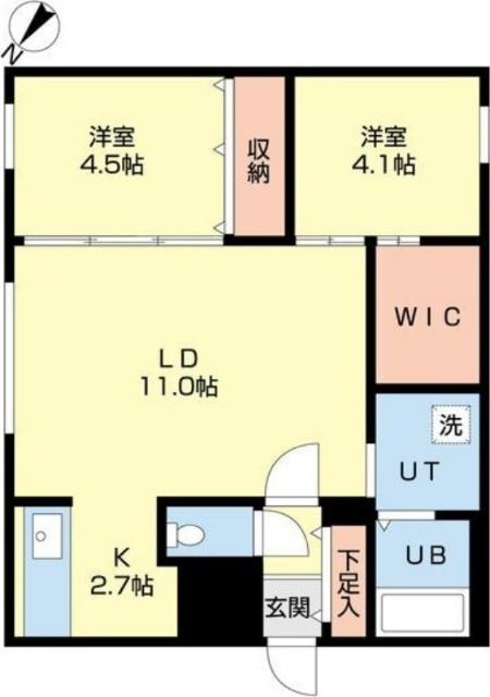 Ｐｒｏｇｒｅｓｓ東区役所前（201） 間取り図画像