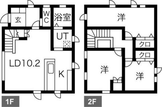 新琴似戸建（1） 間取り図画像