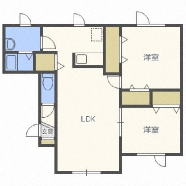 ピトレスクＩＶ（203） 間取り図画像