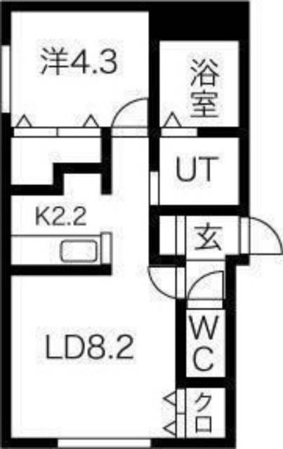 Ｐａｒｅｎｔｅ　Ｎ１８　(パレンテＮ１８)（401） 間取り図画像