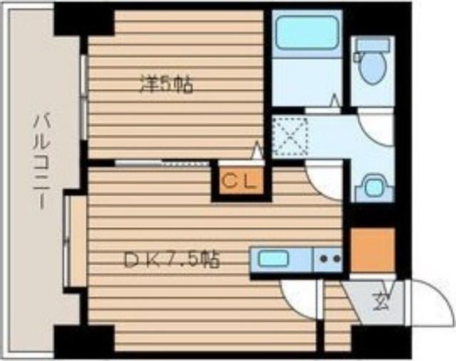 サンハイツ北大前（203） 間取り図画像