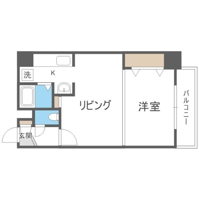 サウスシティ（702） 間取り図画像