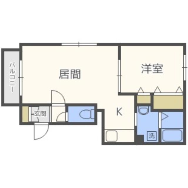 ボナールＮ１８（401） 間取り図画像