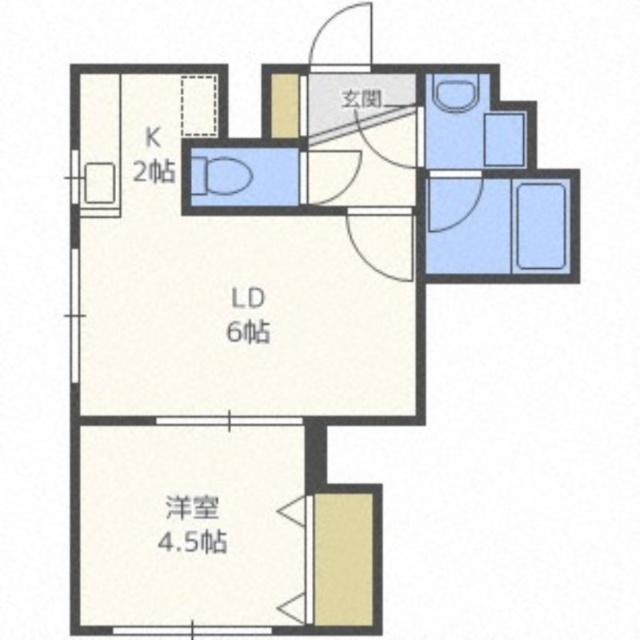 ＢＥＬＬＡＧＩＯ(ベラージオ)（402） 間取り図画像