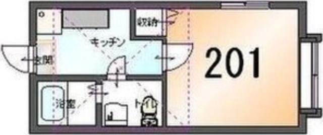 トルテ（201） 間取り図画像