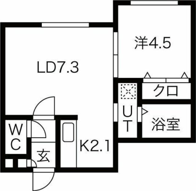 ウルス平岸（106） 間取り図画像