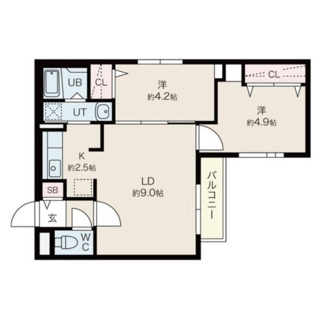 プロヴィデンス東札幌（301） 間取り図画像