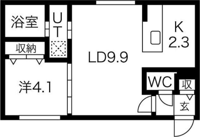 Ｃｌａｓｓ.Ｓ（401） 間取り図画像