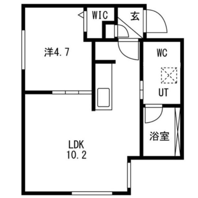 ＧＲＡＣＥ豊平（303） 間取り図画像