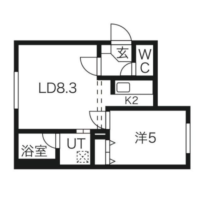 アズールＩＩ（202） 間取り図画像