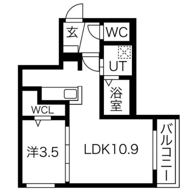 Ｓｅｌｅｃｃａｏ南郷(セレソン南郷)（301） 間取り図画像