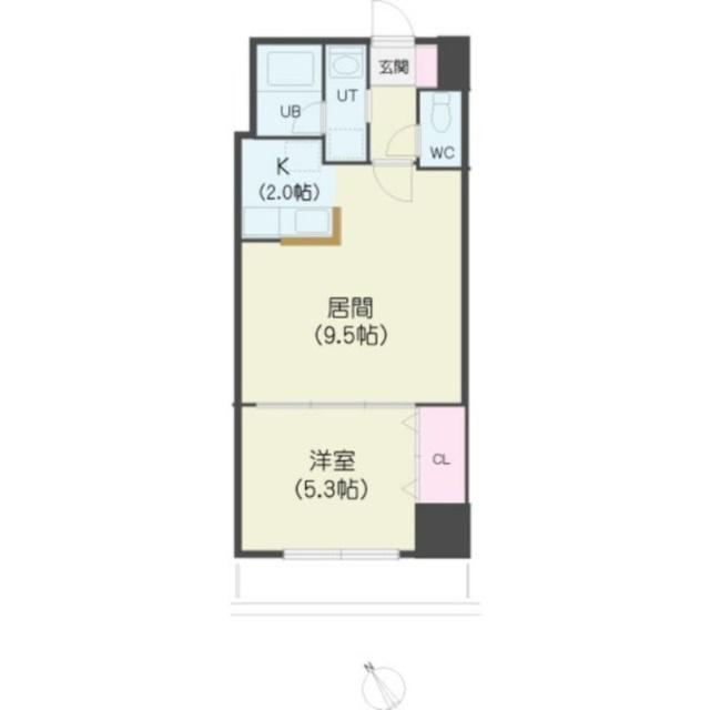 パークヒルズ白石（803） 間取り図画像