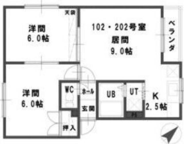 ルミエール麻布（102） 間取り図画像