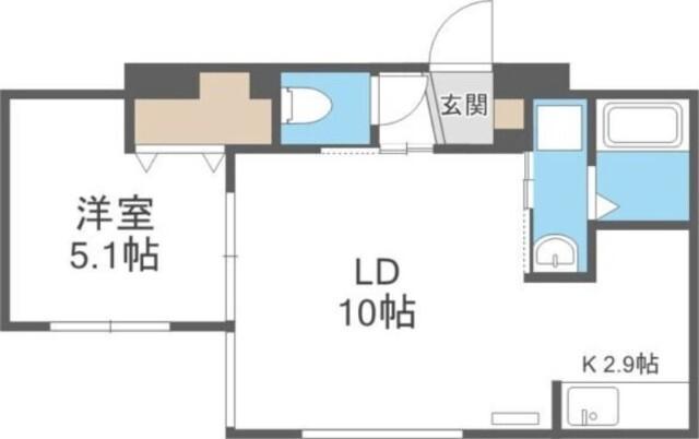 ＹＵ−ＣＯＵＲＴ南郷７丁目(ユーコート南郷７丁目)（403） 間取り図画像