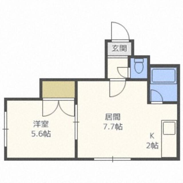 ＨＳ菊水６２４（404） 間取り図画像
