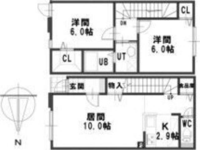 ルミエール麻生Ｃ（107） 間取り図画像