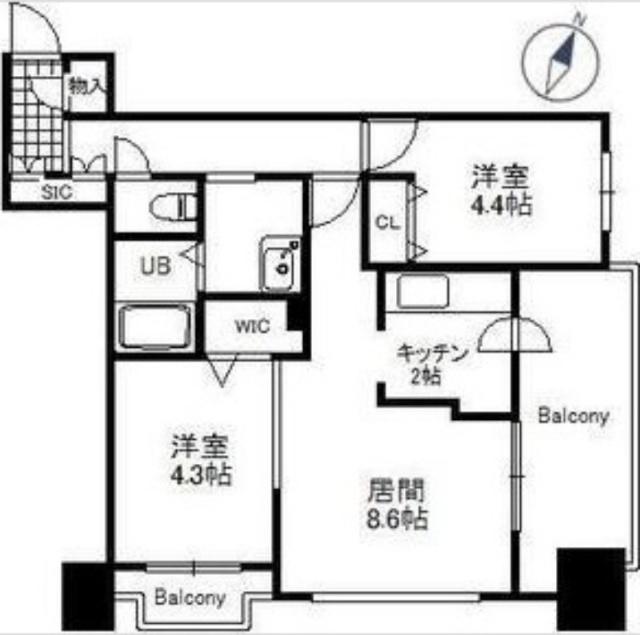 Ｓ−ＦＯＲＴ北大前　（701） 間取り図画像