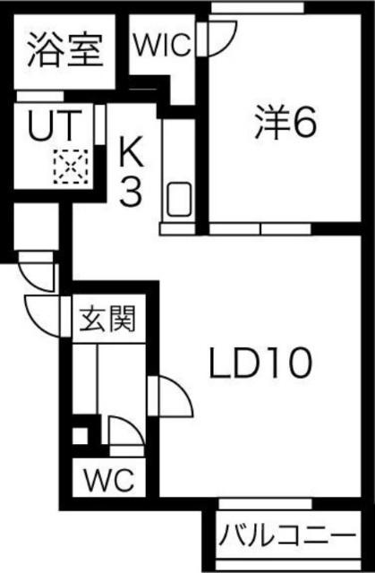 ハスコート本町（205） 間取り図画像