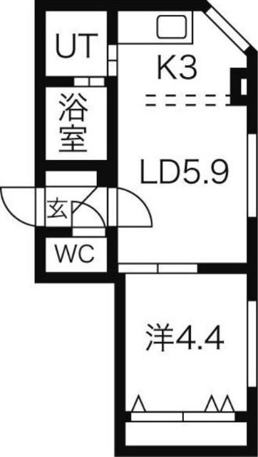 Ｆｌａｔｓ　ＬＩＤＯ（503） 間取り図画像