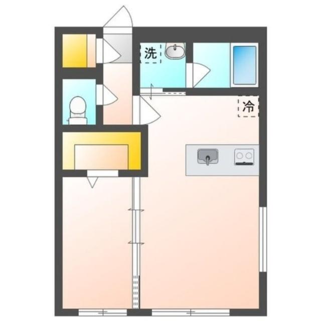 カレラ学園前（303） 間取り図画像