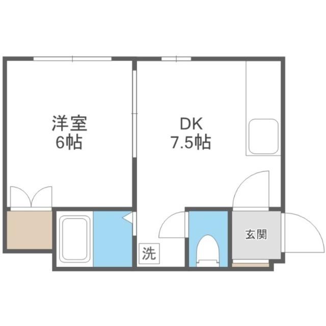 アレイ１８（405） 間取り図画像