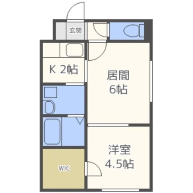 ライズ白石ＩＩ（203） 間取り図画像