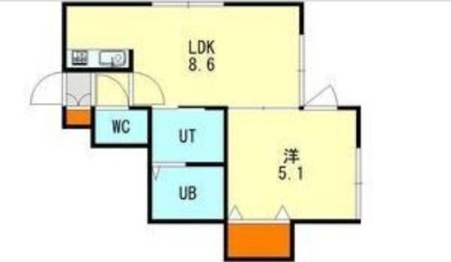 ラピスコート北２４条（201） 間取り図画像