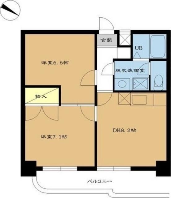 プロシード元町（402） 間取り図画像