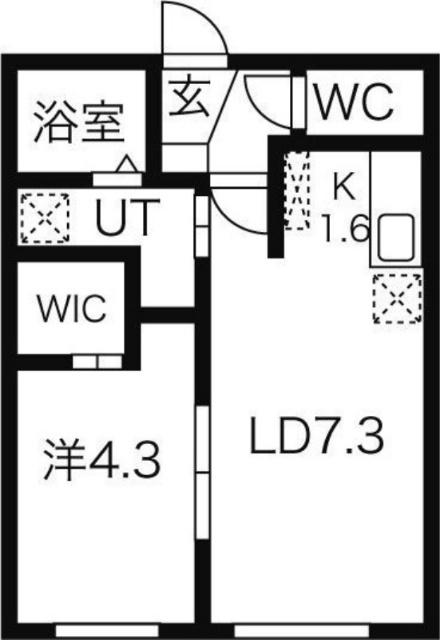 Ｔ１４７（202） 間取り図画像