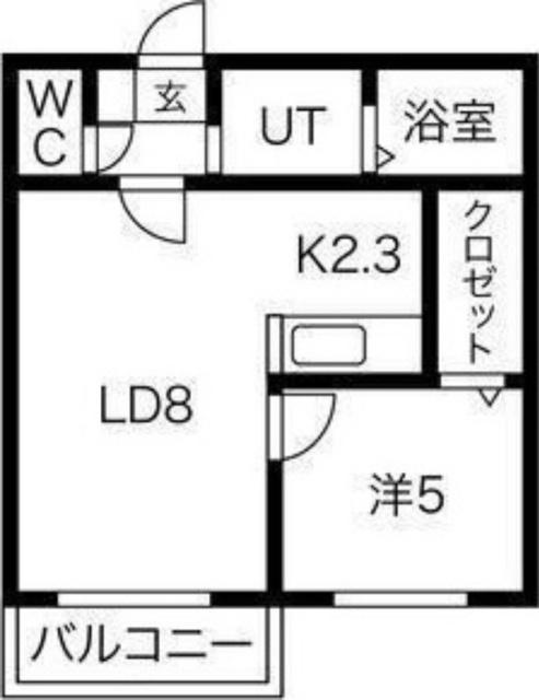 コローレＮ１８　（305） 間取り図画像