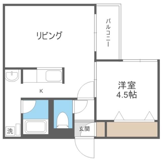 パレスニーノ美園Ｂ棟（112） 間取り図画像