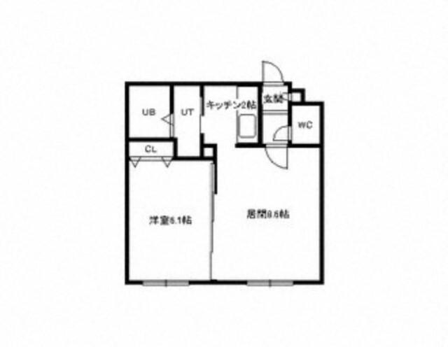 ポデュームH38（201） 間取り図画像