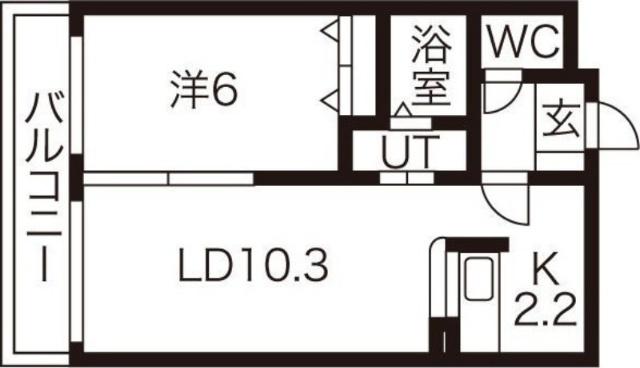 エルミタージュ（406） 間取り図画像