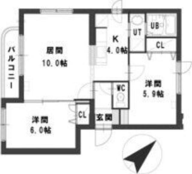 グランメールアヴェンシス（302） 間取り図画像
