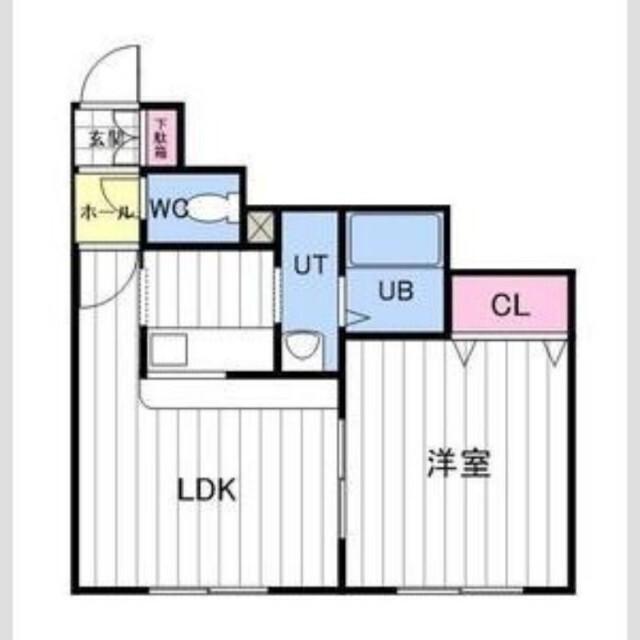 コートスプリングス元町（202） 間取り図画像