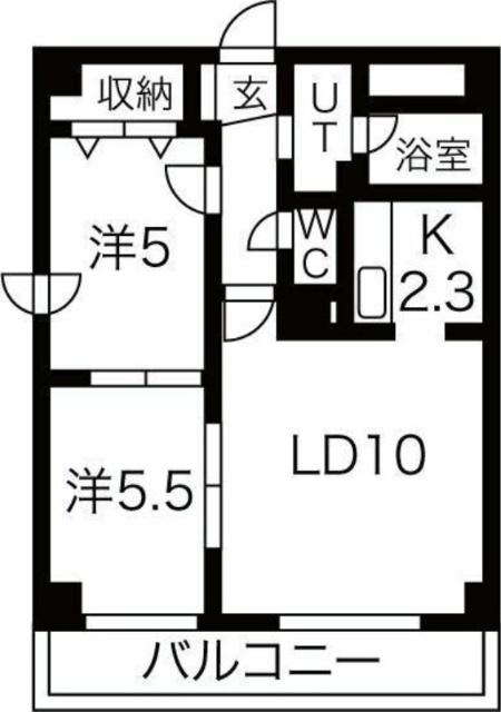 イーストウォール（510） 間取り図画像