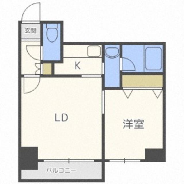 フランセジュール豊平三条（311） 間取り図画像