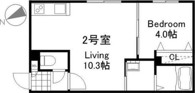 ＣＯＣＯ南郷（202） 間取り図画像