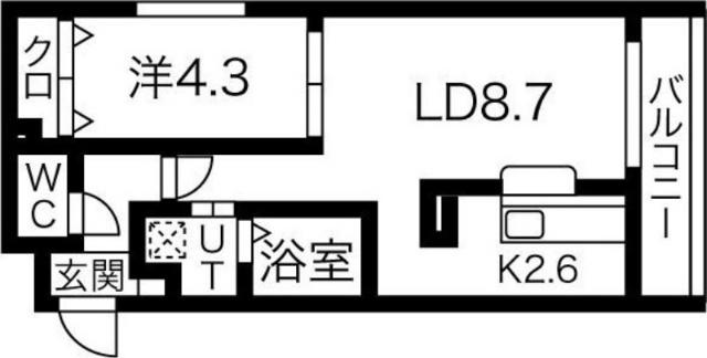 サンフラワー（302） 間取り図画像