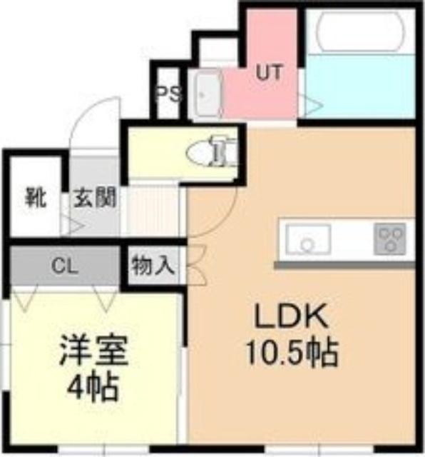 快生ハイツ（101） 間取り図画像