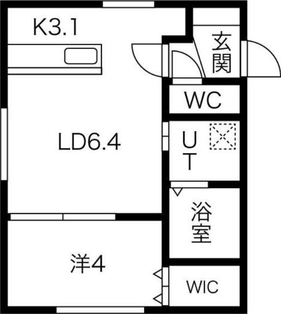 COMSA月寒中央(コムサ月寒中央)（105） 間取り図画像