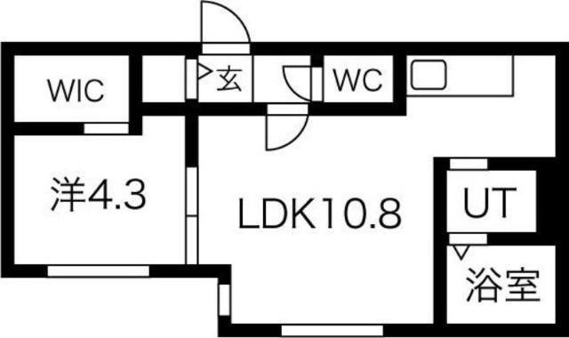 Ｐａｔｉｏ北１９（202） 間取り図画像