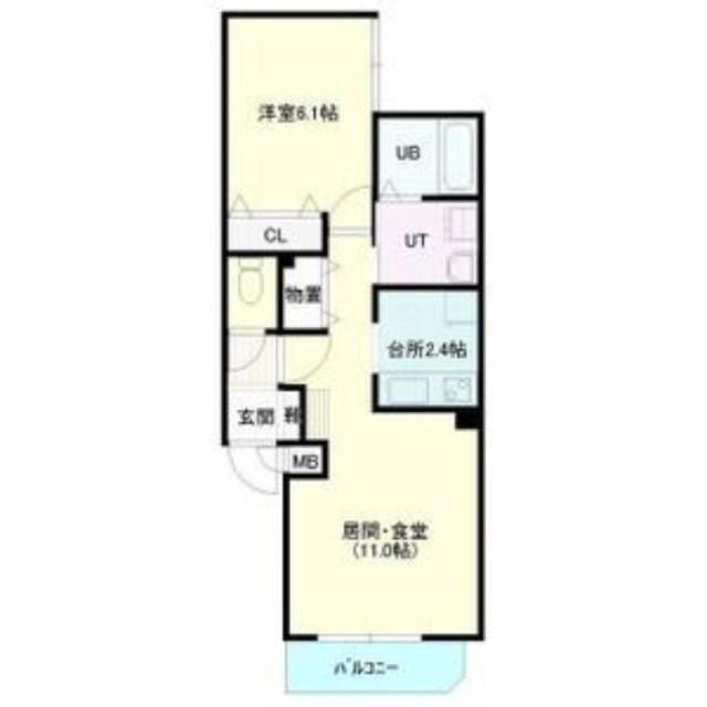 アリア平岸（302） 間取り図画像