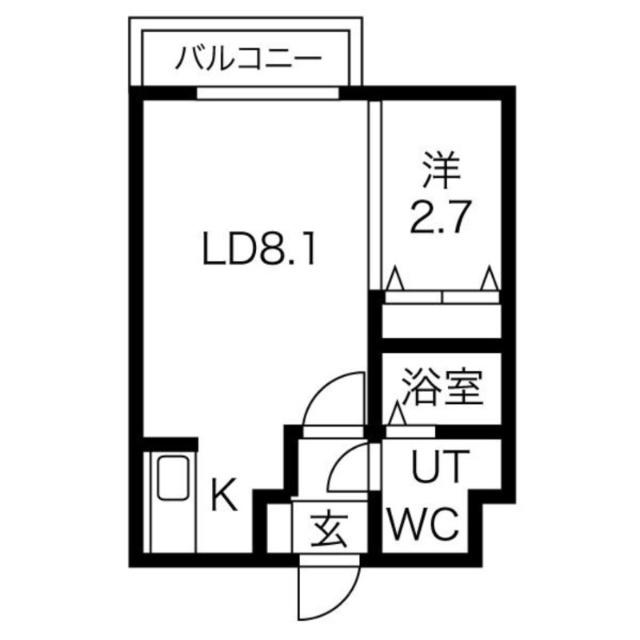 グランメール南郷１４（306） 間取り図画像