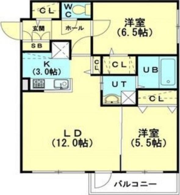 ルヌアージュ南麻生（301） 間取り図画像