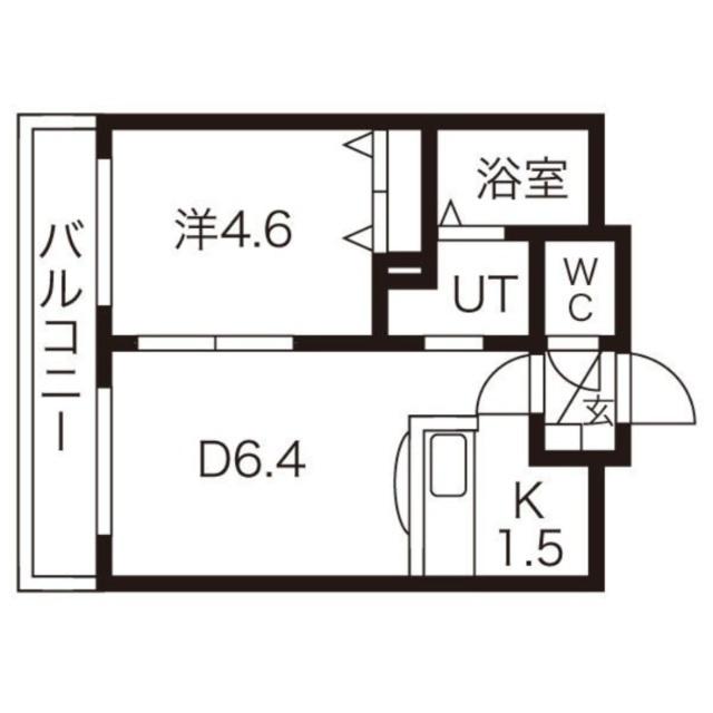 Ｌｕｎａ２６（302） 間取り図画像